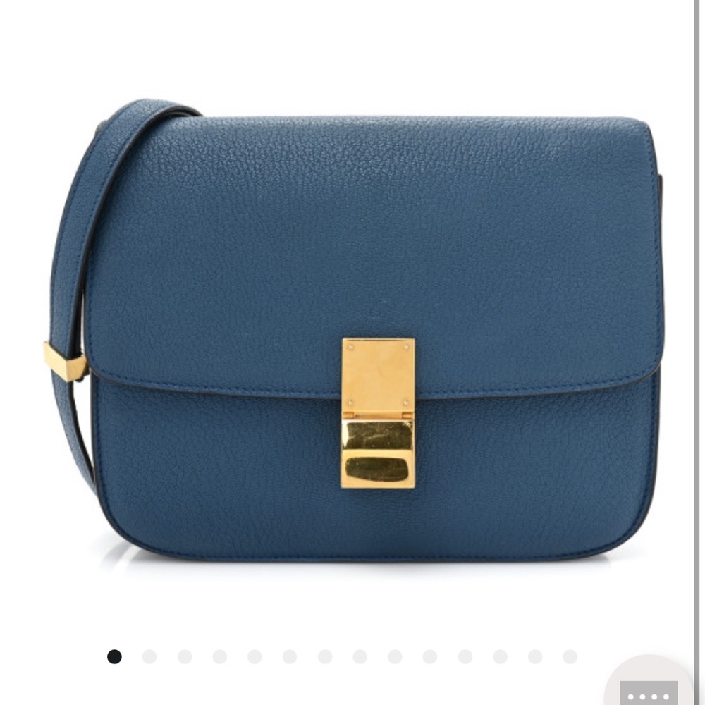 Authentic Celine Box shoulder bag